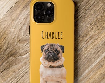 Personalized Pet Photo Phone Case: Custom Dog & Cat iPhone Case