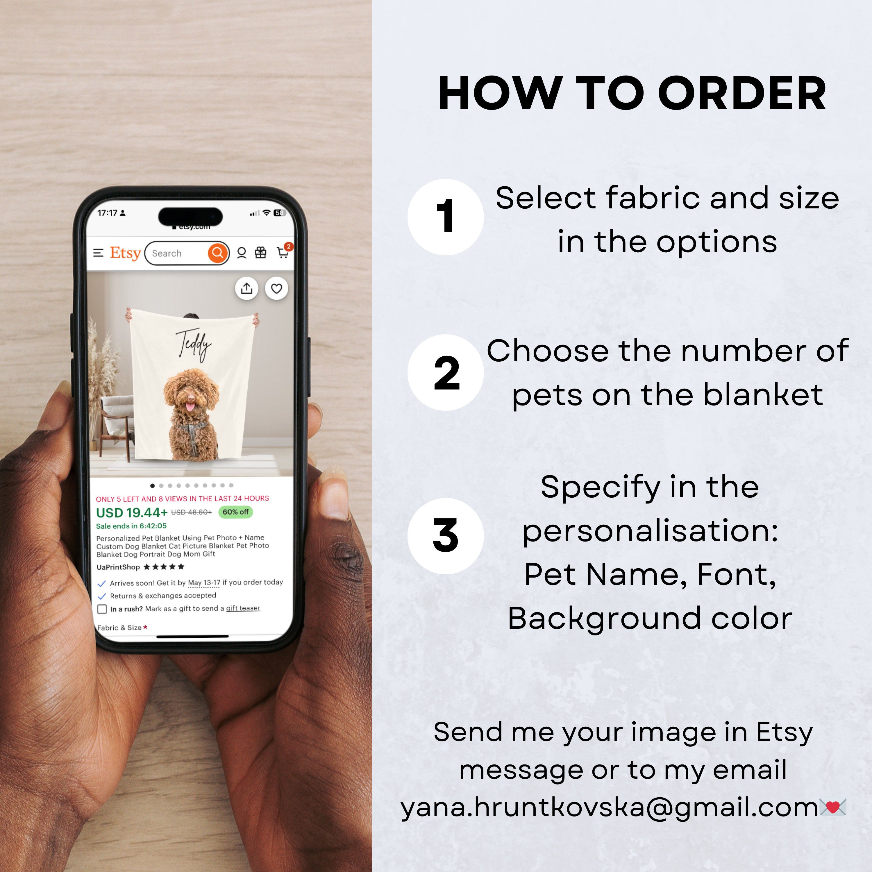 Personalized Pet Blanket Using Pet Photo + Name Custom Dog Blanket Cat ...