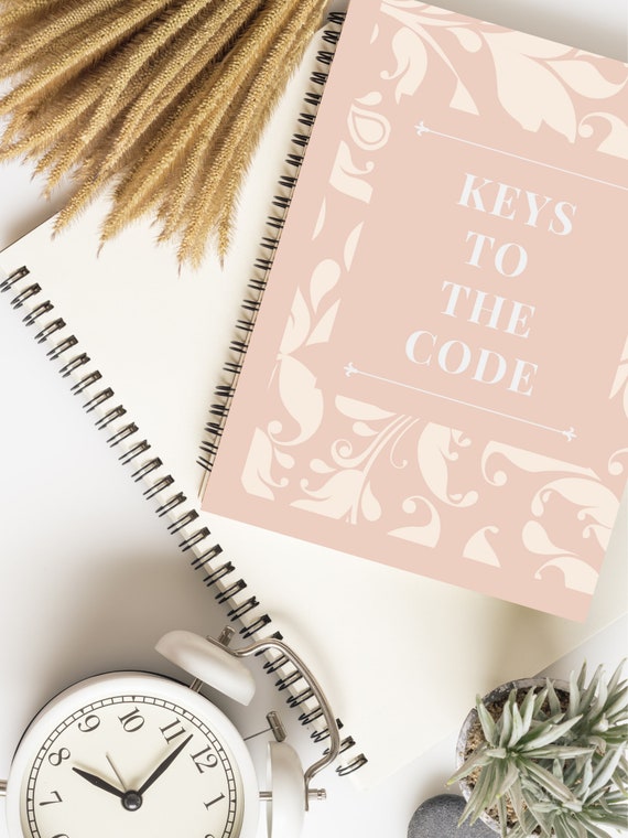 Keys to the Code. Digital Password Keeper Password Log Etsy
