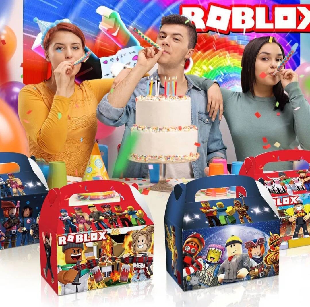 Roblox Party Favor Box/ 12 PC/ Roblox Party Supplies/ Roblox Etsy UK