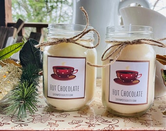 Fall Decor/Fall Candle/Pure Soy Candle/Christmas Gift/Personalized Gift/Mothers Day Gift/Housewarming Gift/Hand poured/Farmhouse Decor