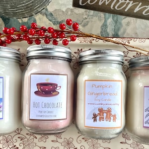 Winter Wonderland Candle/Christmas Candles/Winter Candles/Christmas Gifts/Her Candle Gift /Fall Candle/Soy Candle/Housewarming Gift/Mom Gift