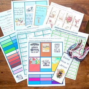 Bijbeljournaalbenodigdheden/Bijbeljournaal sticker/plannerstickers/Bijbeljournaal/Kerstcadeaus/cadeau voor haar/moeder cadeau/Moederdagcadeau