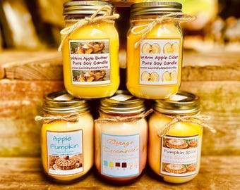 Hot Cocoa Soy Candle, 16 oz - Hand Poured Scented Candle