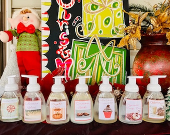Scented Foaming Hand Soap: Castile Oil, Natural Christmas Gift