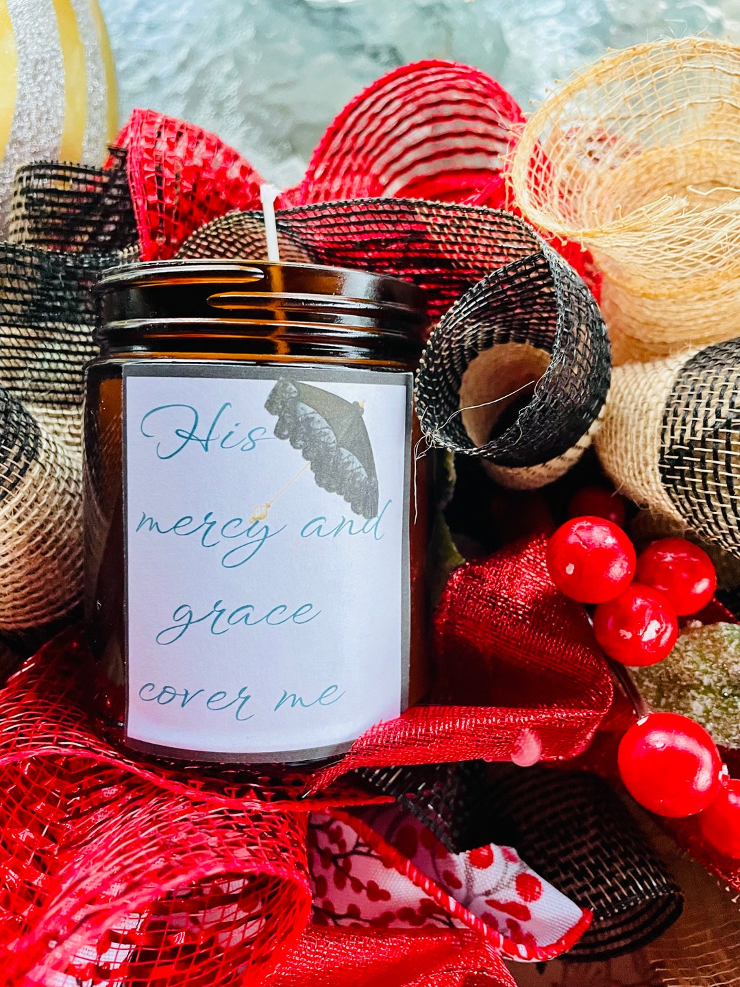 Christian Gift Candle Personalized Gifts Candles Religious Gift for Her