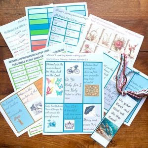 Bijbeljournaalbenodigdheden/Bijbeljournaal sticker/plannerstickers/Bijbeljournaal/Kerstcadeaus/cadeau voor haar/moeder cadeau/Moederdagcadeau
