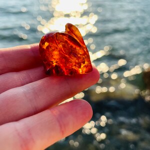 Best Amber Rabbit , Carved Amber Rabbit, Year of the Rabbit , Best Gift ...