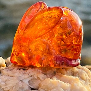 Best Amber Rabbit , Carved Amber Rabbit, Year of the Rabbit , Best Gift ...