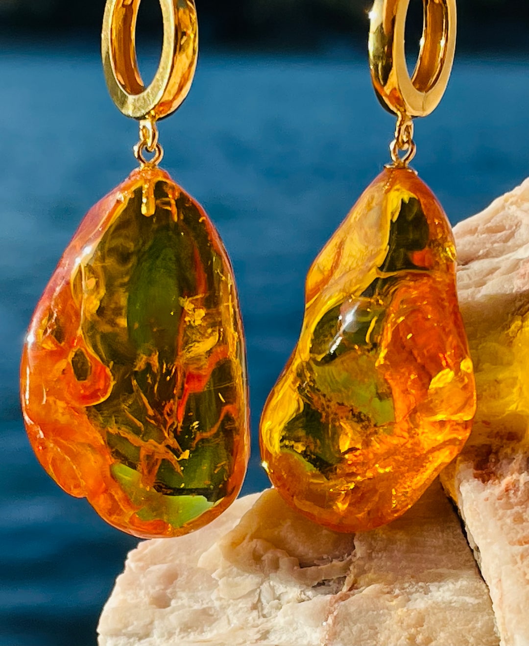 Amber Earrings main image 1