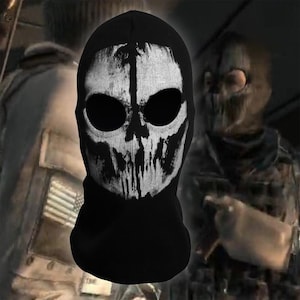 MW2 cod call of duty Halloween Ghost Skull moto passamontagna maschera  ciclismo Full Face Game Cosplay Mask