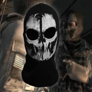 MW2 cod call of duty Halloween Ghost Skull moto passamontagna maschera  ciclismo Full Face Game Cosplay Mask