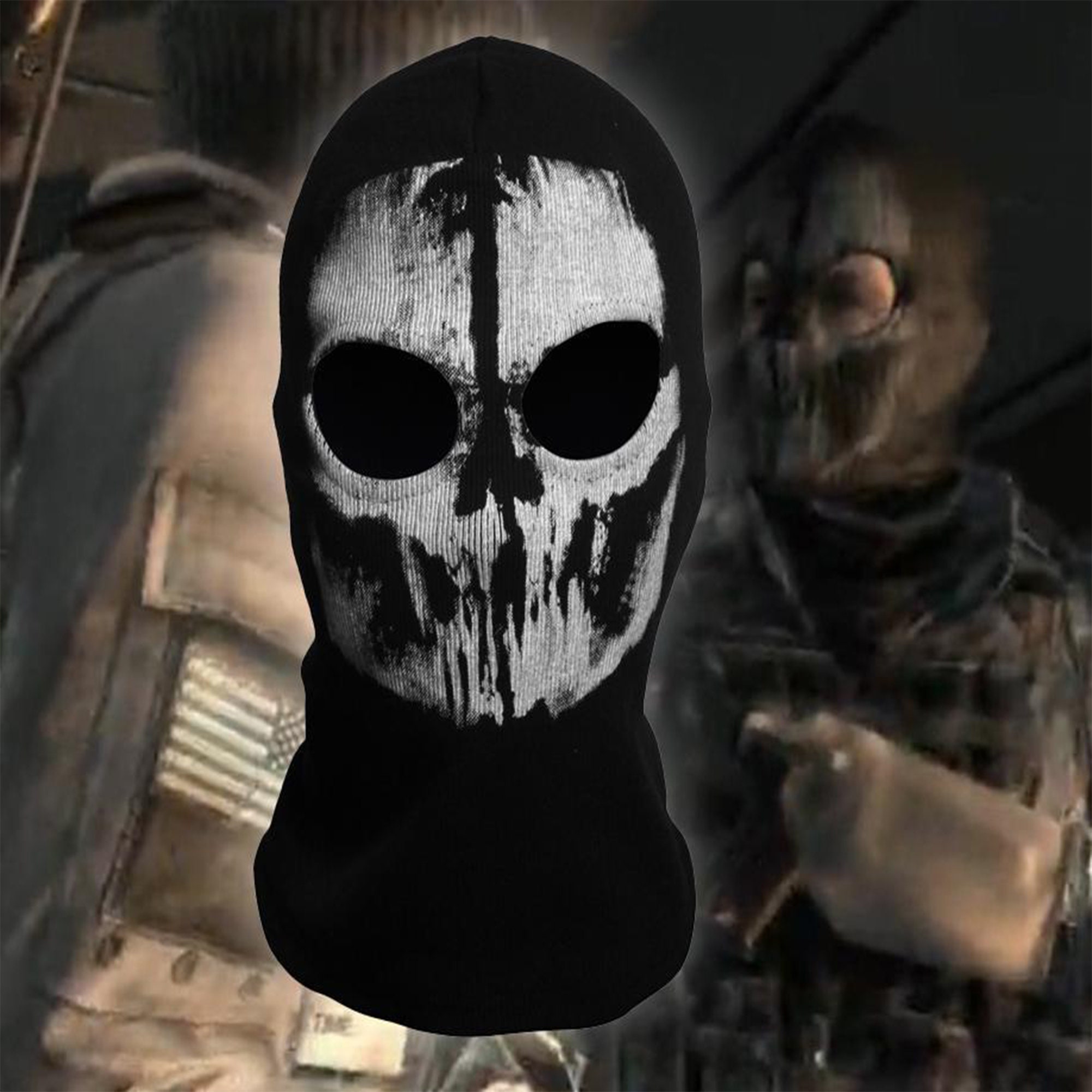 Cod Ghost Tactical Balaclava Skeleton Ghost Premium Full - Etsy