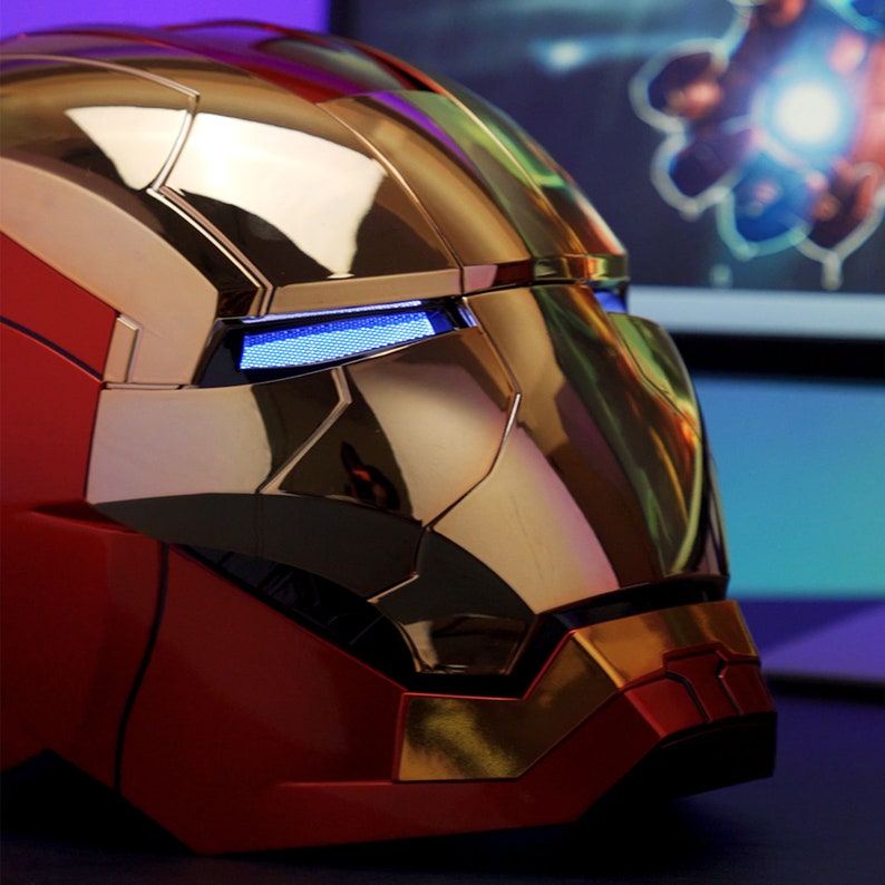 Iron Man MK5 Jarvis Deformable Voice Control Wear Helmet Etsy New Zealand