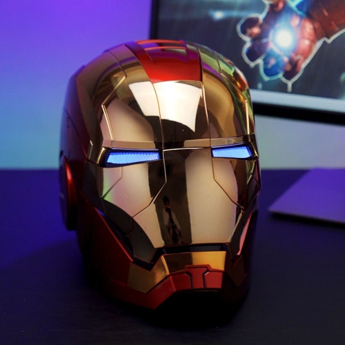 Iron Man MK5 Jarvis Deformable Voice Control Wear Helmet Etsy Australia