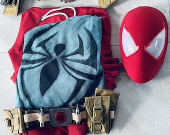 Scarlet Spider-man Suit Customization. Scarlet Spider-man - Etsy
