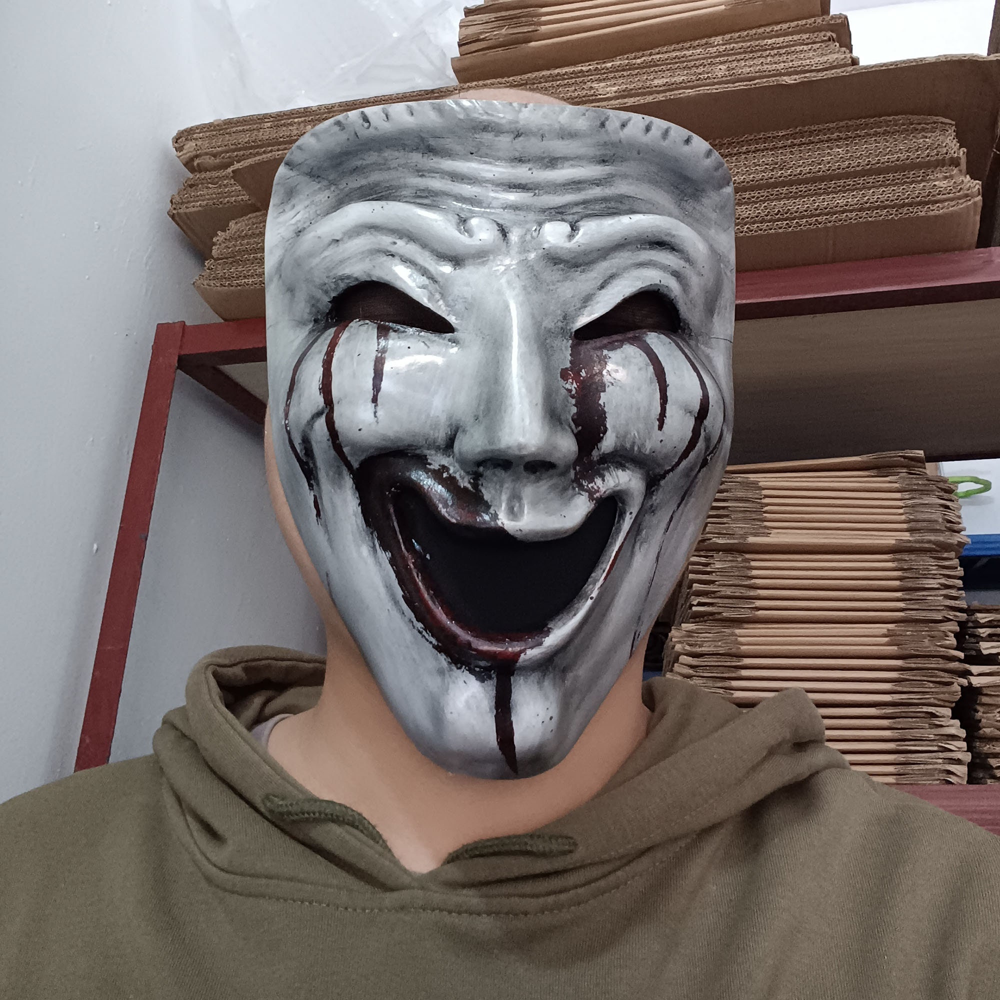 Blood Stain SCP 035 Mask Comedy Mask Tragedy Mask Wearable Etsy Canada