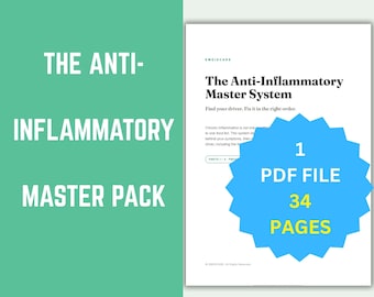 Anti Inflammatory Diet Plan Bundle | Autoimmune AIP Protocol, Gut Healing, Histamine & Oxalate Guide, Joint Pain | Printable PDF