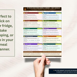 10 Functional Lab Tests Guide, Root Cause Medicine Chart, 2025 Optimal Lab Ranges, Ferritin Magnesium Homocysteine, Health, PDF, functional labs, optimal ranges, root cause guide, blood work chart, ferritin levels, rbc magnesium, homocysteine, health tracker, medical reference, wellness guide, health printable, biohacking tool, lab test pdf