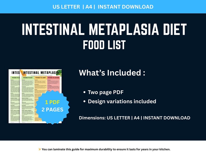 Intestinal Metaplasia Food List, Stomach Lining Healing, Gastritis Diet ...