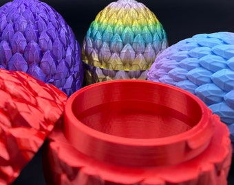 Dragon Scale Egg / Easter Egg w/Storage