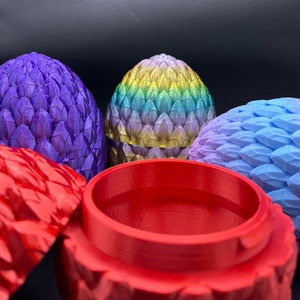 Dragon Scale Egg / Easter Egg w/Storage