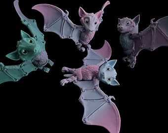 Fun Articulated Fruit Bat - 3D Printed