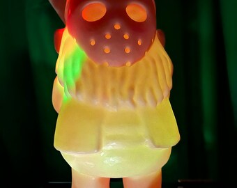 14" XXL LED Friday the 13th Garden Gnome / Jason Voorhees / Slasher / Trick or Treat