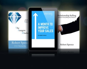 Set of 3 Sales e-books - Robert Spence Sales e-book for Grow Business, Marketing Strategy, Study Guide, Making Money | Digital Download