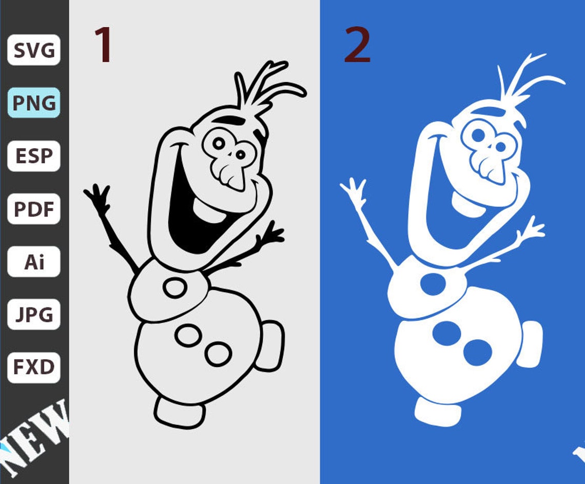 Froze Cricut, Olaf PNG, Olaf DXF, Olaf SVG, Olaf Cut Files, Paper