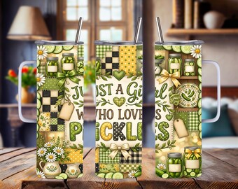 Just A Girl Who Loves Pickles Stainless Steel Tumbler