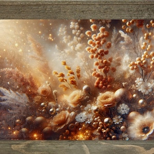 Winter Florals Tempered Glass Cutting Board, 2 Size Choices, Christmas Gift, Personalized Gift