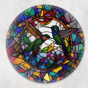 Hummingbird Glass Cutting Board: Kitchen Decor - 6 Designs