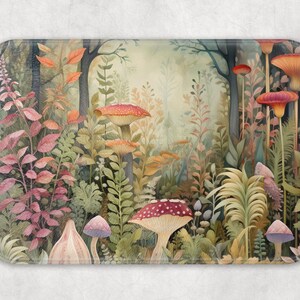 Fantasy Forest Glass Cutting Board, 3 Size Choices, Kitchen Accessories, Gift for Her, Nature Inspired, Housewarming Gift