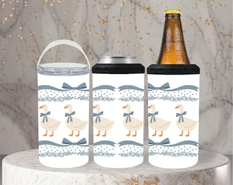 Goose 4-in-1 Can Cooler: Personalized Stainless Steel Tumbler, 16 Oz.