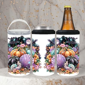 16 Oz 4 In 1 Seashell Can Cooler, Personalized Tumbler