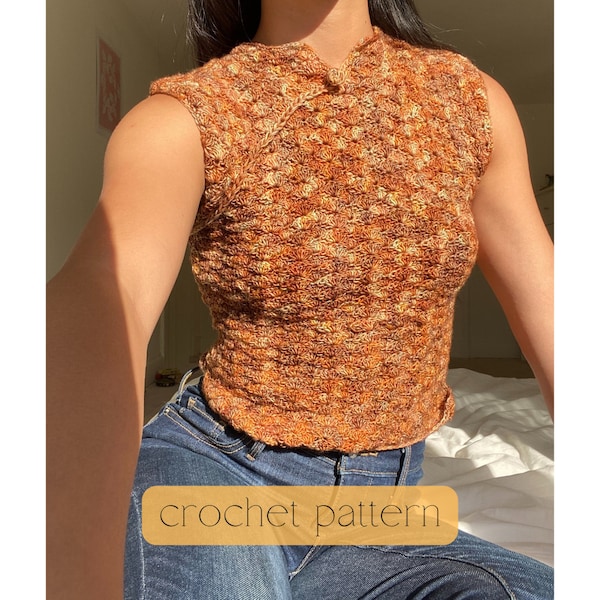 QiPao top crochet pattern