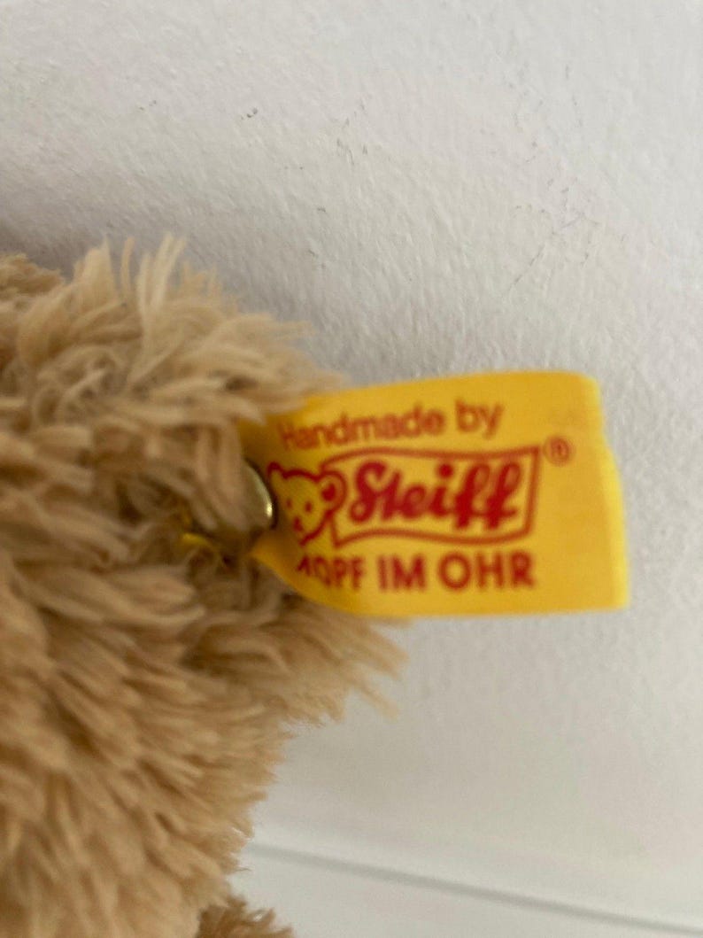 Steiff Teddy Bear Soft Toy Plush Collectable 25cm Handmade - Etsy Australia