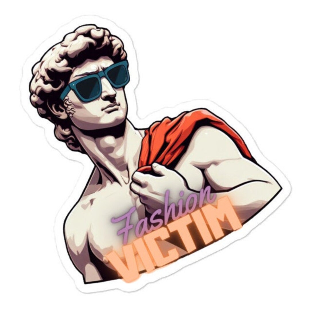 David Vinyl Stickers by Michelangelo Fashion 4'4 - Etsy