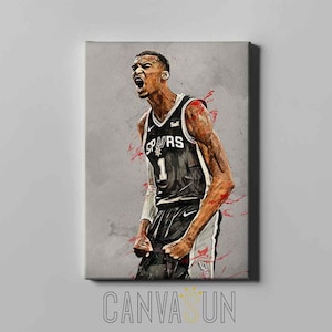 Victor Wembanyama Canvas Print Wembanyama Poster, Druck Wall Art Canvas Ready to Hang