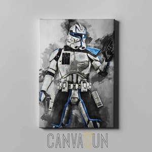 Captain Rex Canvas print, poster Captain Rex Canvas Ready to Hang wall art