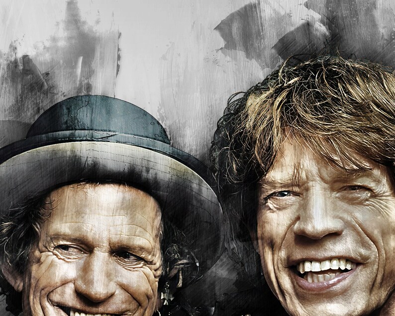 The Rolling Stones Canvas Print, Poster the Rolling Stones Canvas Wall Art Etsy