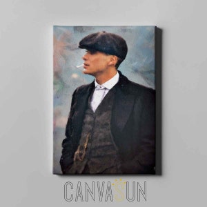 Thomas Shelby Canvas print, poster Thomas Shelby Canvas Peaky Blinders wall art