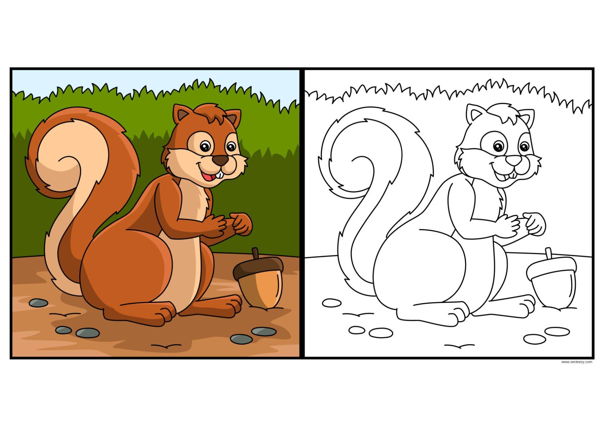 Animals Coloring for Kids 100 Pages PDF Download - Etsy