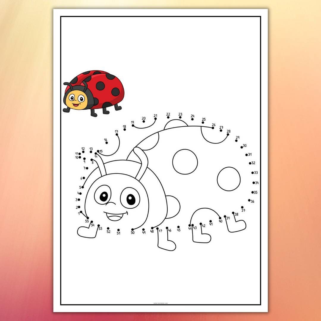 Dot to Dot Animals Coloring. Printable 20 Pages. - Etsy
