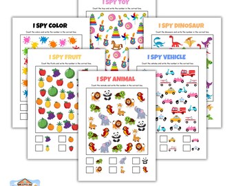 Count And Write. Printable 10 Page.