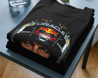 Formula One Racing Halftone Helmet T-Shirt – F1 World Champion Motorsport Tee