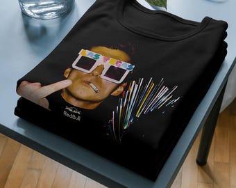 Max Middle Finger Shirt – Las Vegas GP Halftone Motorsport Tee / Sweatshirt