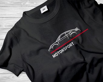 T-shirt 992 Turbo S Silhouette Porsh-ahh Motorsport Tee unisexe taille adulte S-3XL