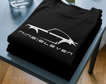 911 964 Auto Lovers Turbo Silhouette Shirt: Motorsport Racing Tee